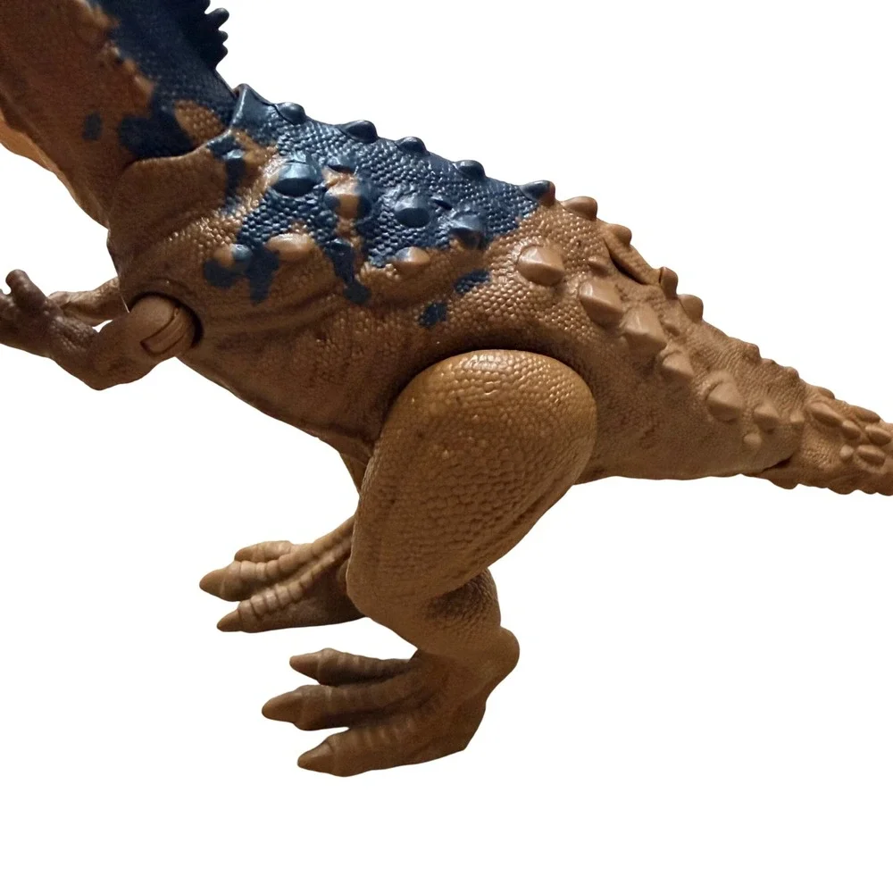 Mattel Jurassic World Roar Attack Majungasaurus Dinosaur Action Figure Brown Blu